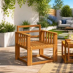 Engineered Wood Armrests - Set of 2, 60 x 6 x 61 cm