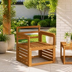 Specifications of Brown Armrests for Outdoor Seating – 2 pcs