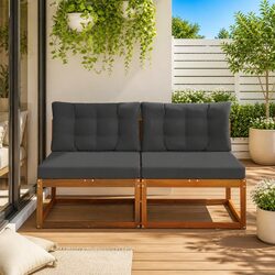 Specifications of Outdoor Middle Sofa with Cushion
