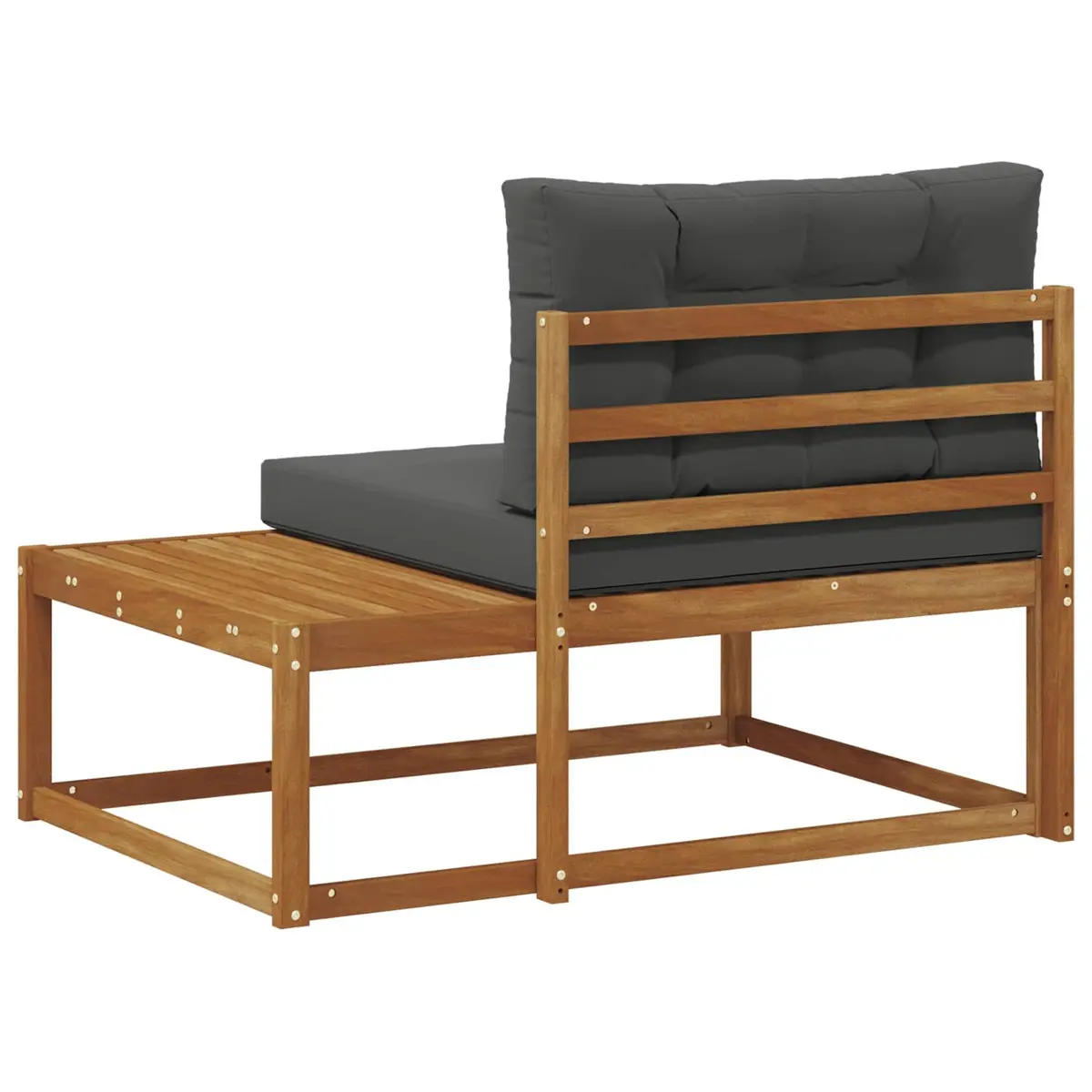 Brown Outdoor Sectional Sofa with Cushion