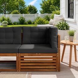 Acacia Wood Outdoor Corner Sofa Sectional Specifications