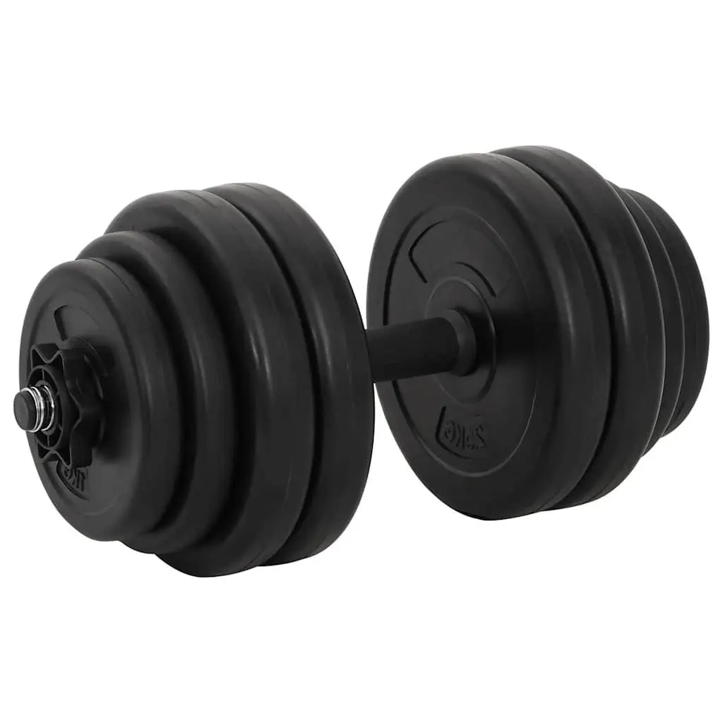 Red Dumbbells 2x15kg Weight Set