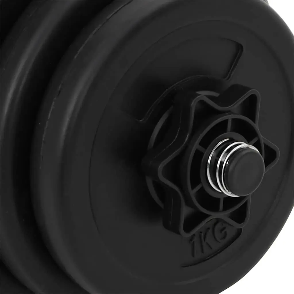 Red Dumbbells 2x15kg Weight Set