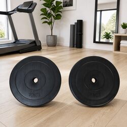Specifications for 10 kg Black Weight Plates Pair