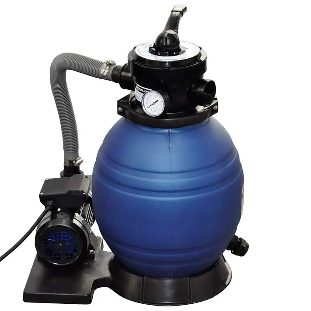 Sand Filter Pump 400W Pool Cleaner 11000 L/h Above Ground Filtration System