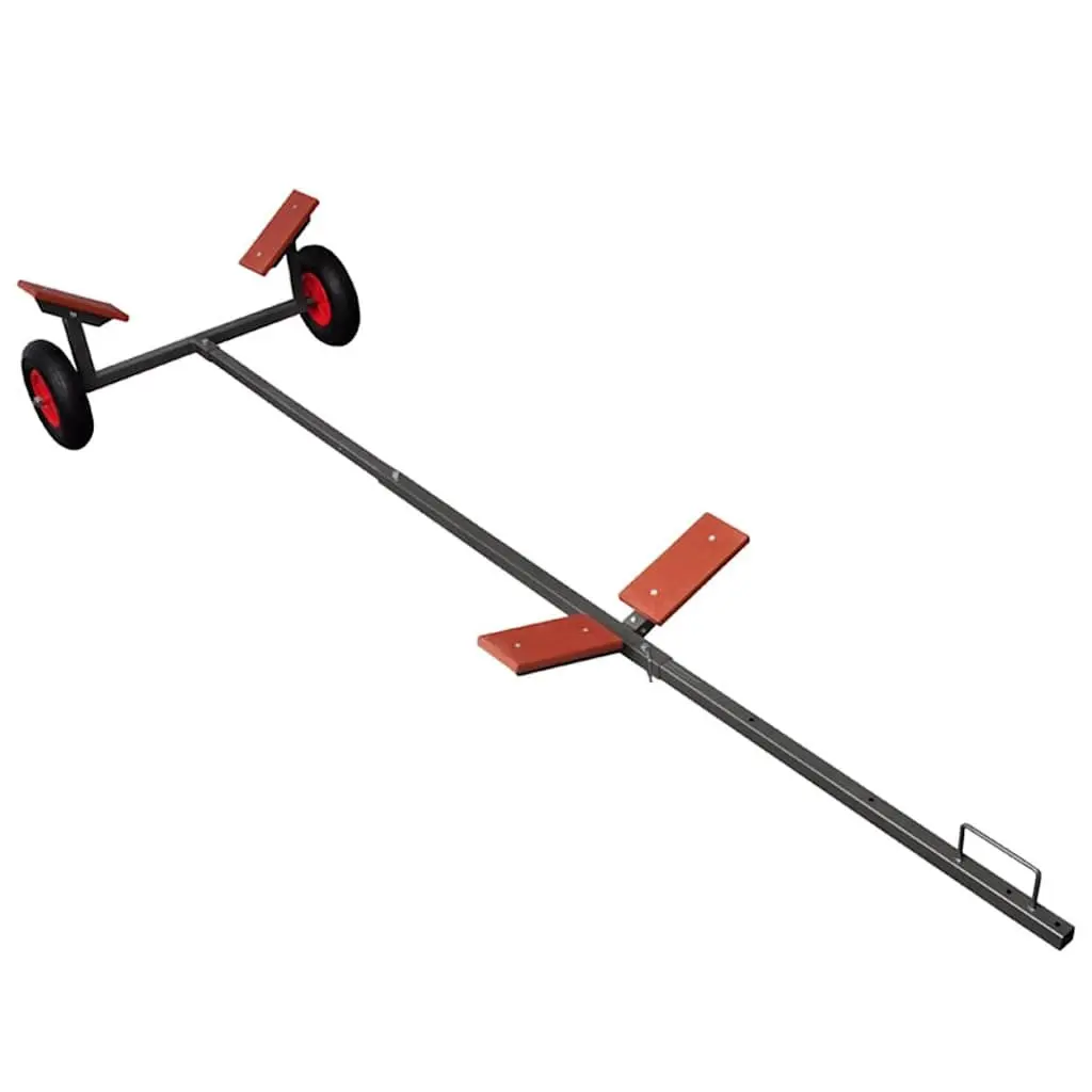 Boat Trailer for Small Vessels 160 kg Capacity Adjustable Frame