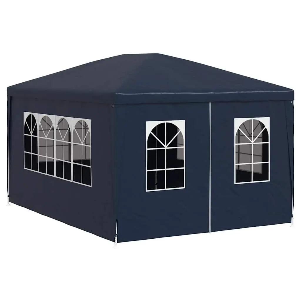 Party Tent Outdoor 3x4 m Garden Canopy Gazebo Shelter Blue
