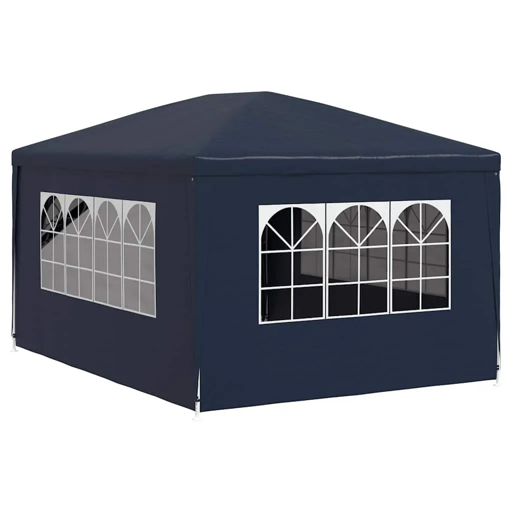 Party Tent Outdoor 3x4 m Garden Canopy Gazebo Shelter Blue