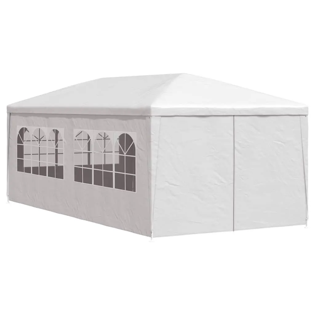 Party Tent 3x6m White Outdoor Marquee Gazebo Garden Canopy Pavilion with Panels