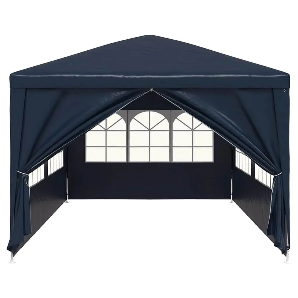 Party Tent Outdoor 3x6 m Blue Canopy Gazebo with Side Panels