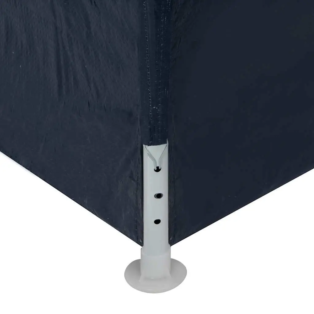Party Tent Outdoor 3x6 m Blue Canopy Gazebo with Side Panels