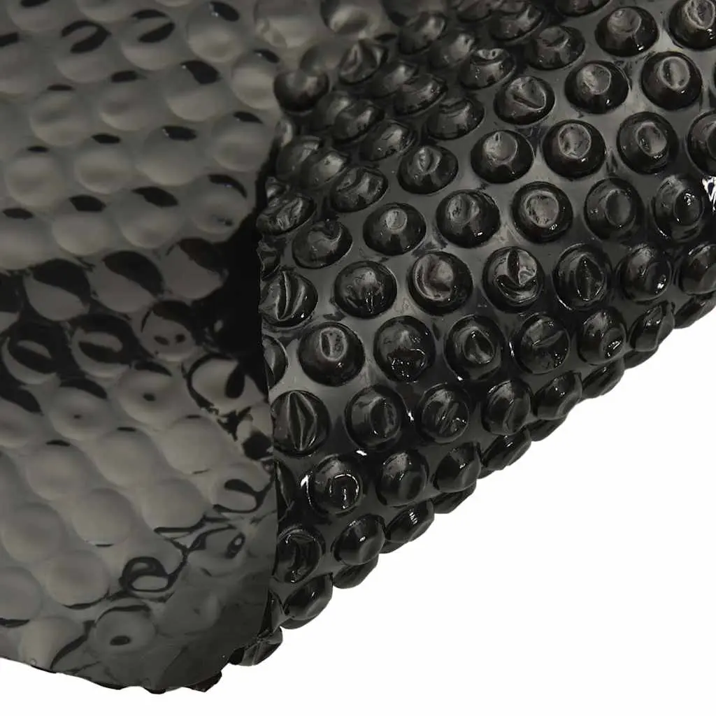 Solar Pool Cover 10 x 5m Black Floating Rectangular PE Bubble Heater Blanket