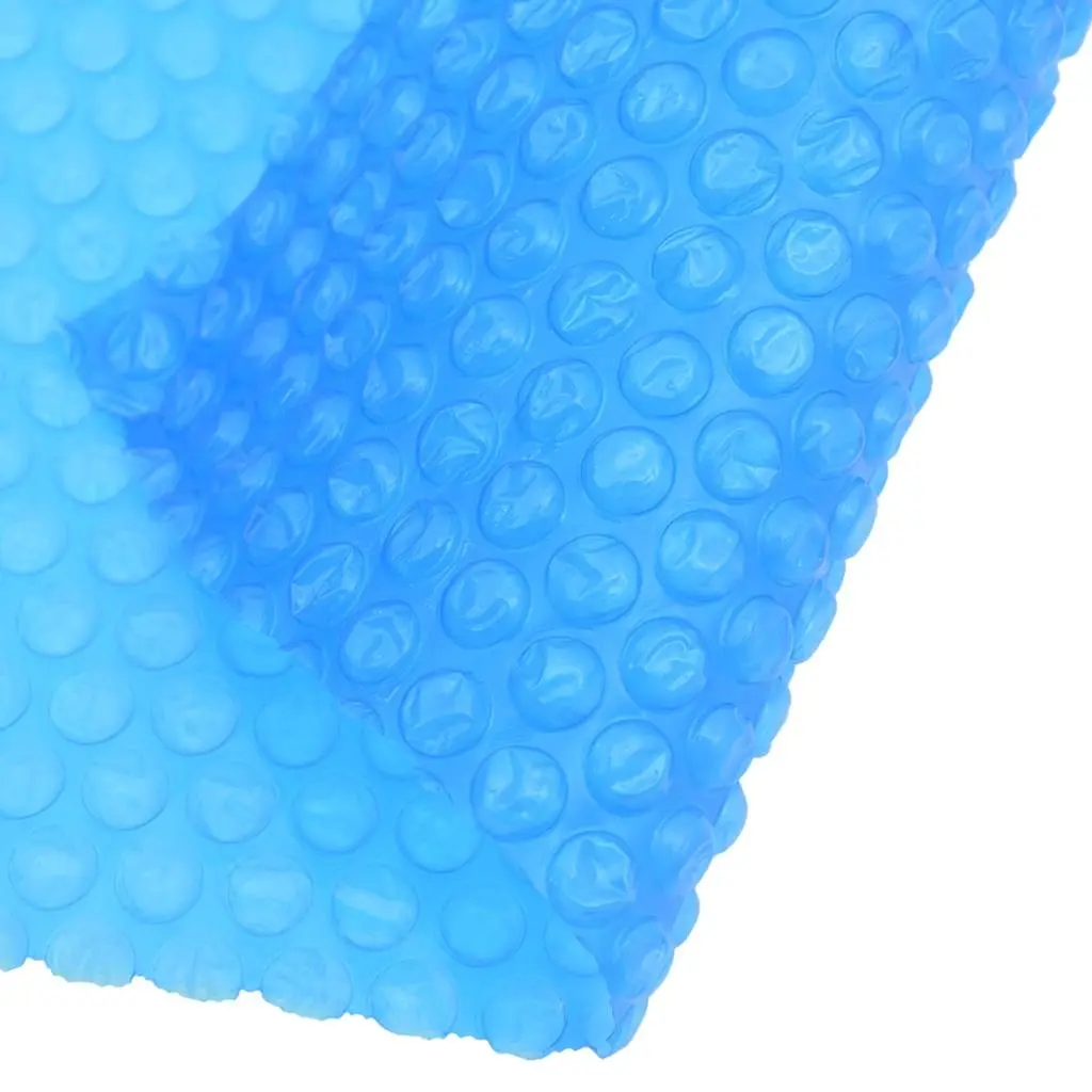 Floating Round Solar Pool Film for Swimming Pools 381cm PE Bubble Heat Retention Blue Cover