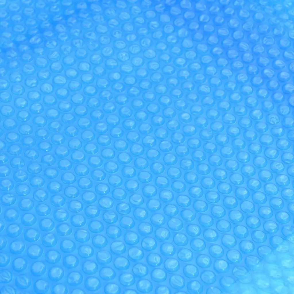 Floating Round Solar Pool Film for Swimming Pools 381cm PE Bubble Heat Retention Blue Cover