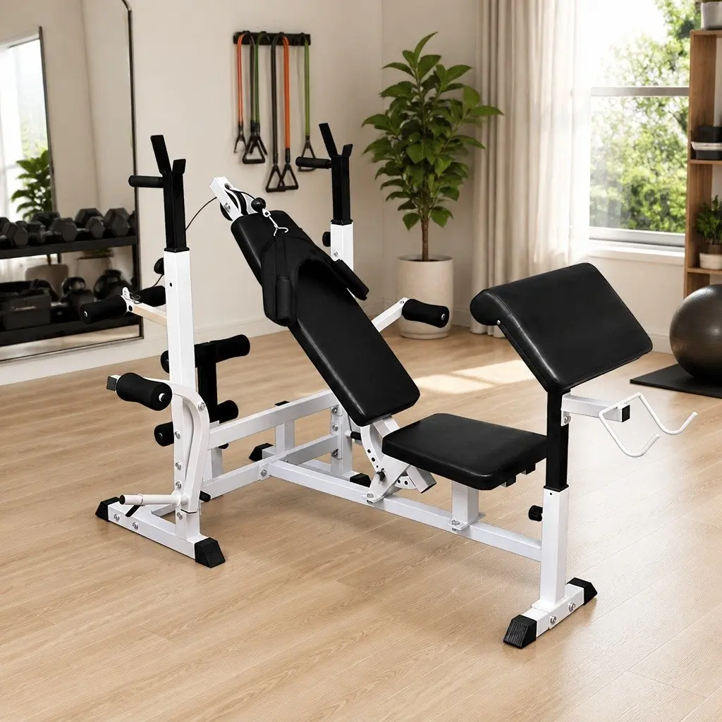 Weight Multi Bench Home Gym Training Equipment for Arm Leg Back Muscles