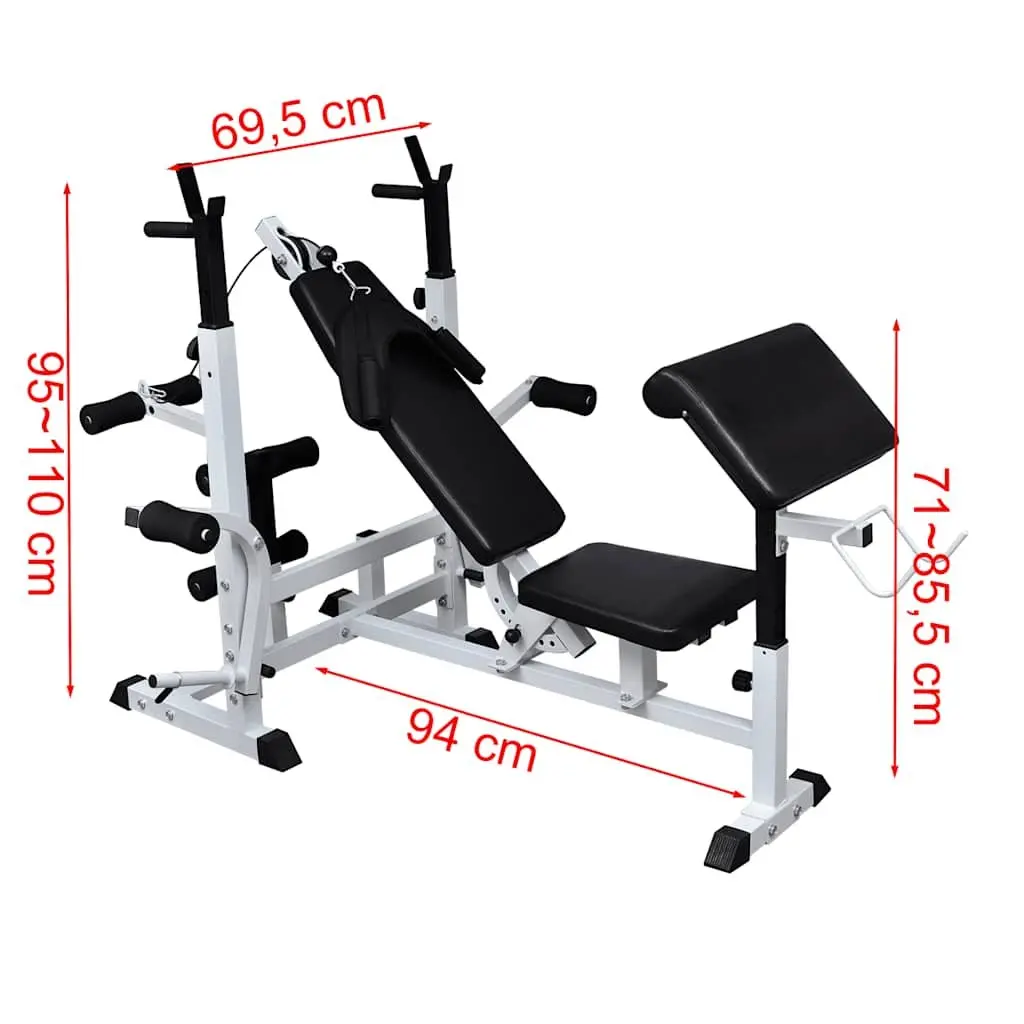 Weight Multi Bench Home Gym Training Equipment for Arm Leg Back Muscles