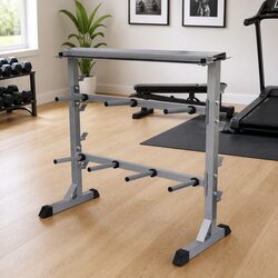 Black Steel Dumbbell Barbell Rack Specifications and Features