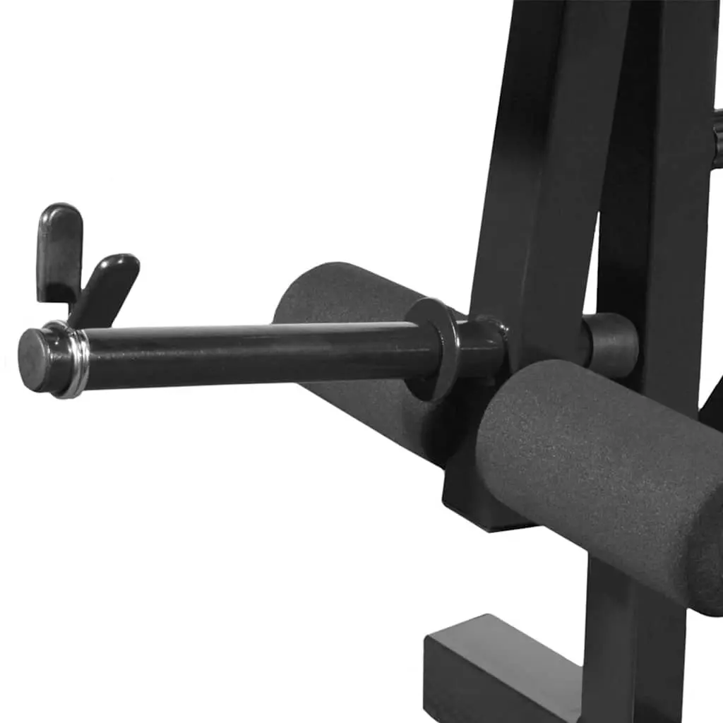 Fitness Workout Bench Grey Home Gym Exercise Equipment