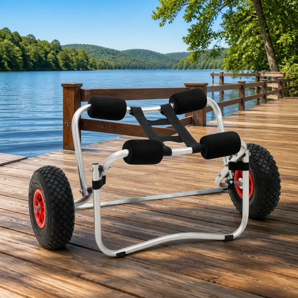 Kayak Trolley with Rubber Wheels
