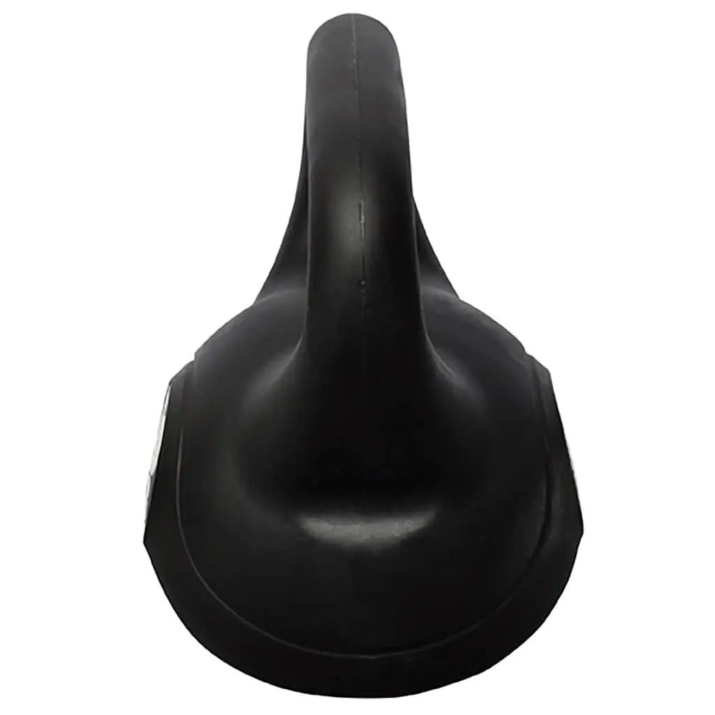 Kettlebell 16 kg Black Free Weight Strength Training Home Gym Exercise Equipment