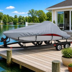 Boat Storage Cover Specifications: 427-488cm Length, 173cm Width