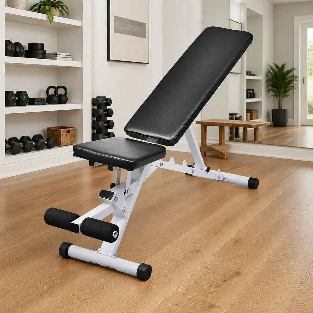 Fitness Workout Utility Bench with Adjustable Backrest