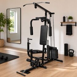 Multi Gym Utility Fitness Machine with Adjustable Weight System