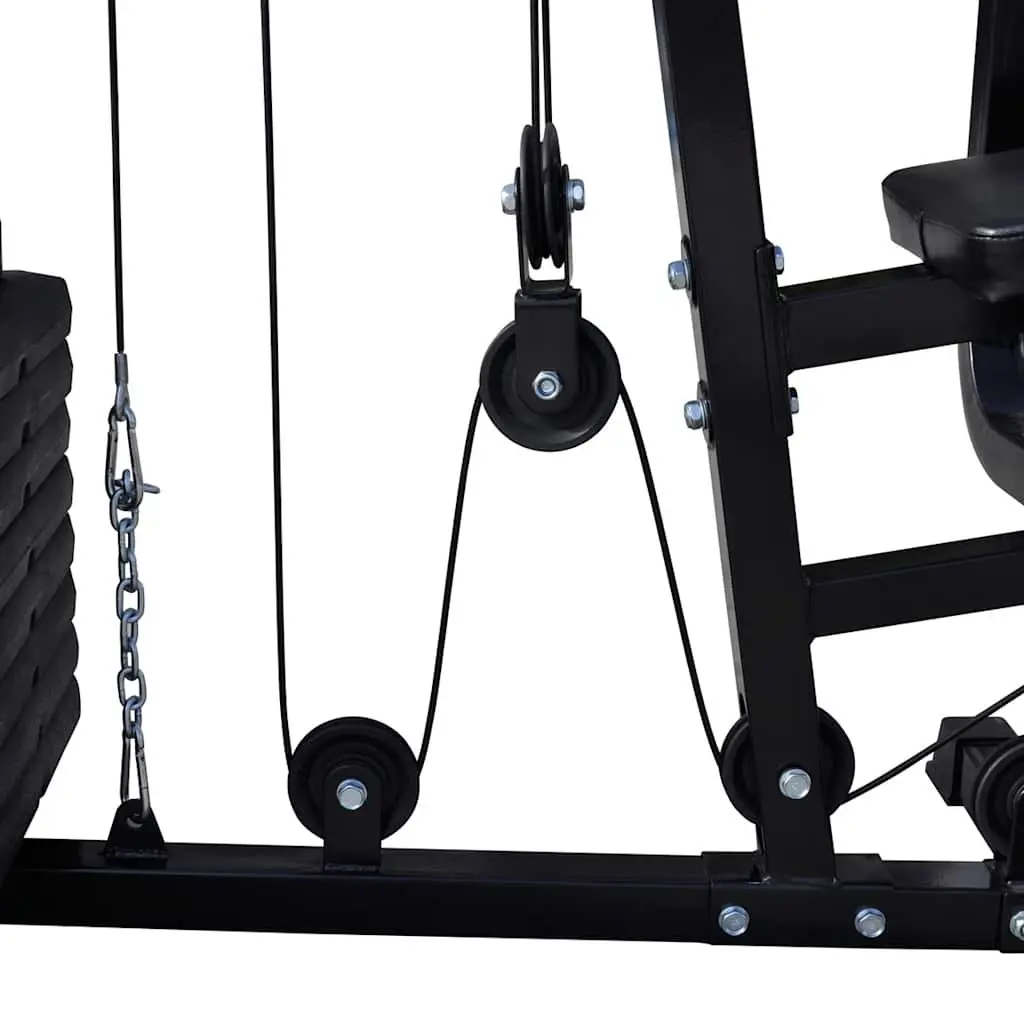 Multi Gym Utility Fitness Machine Home Gym Equipment Black