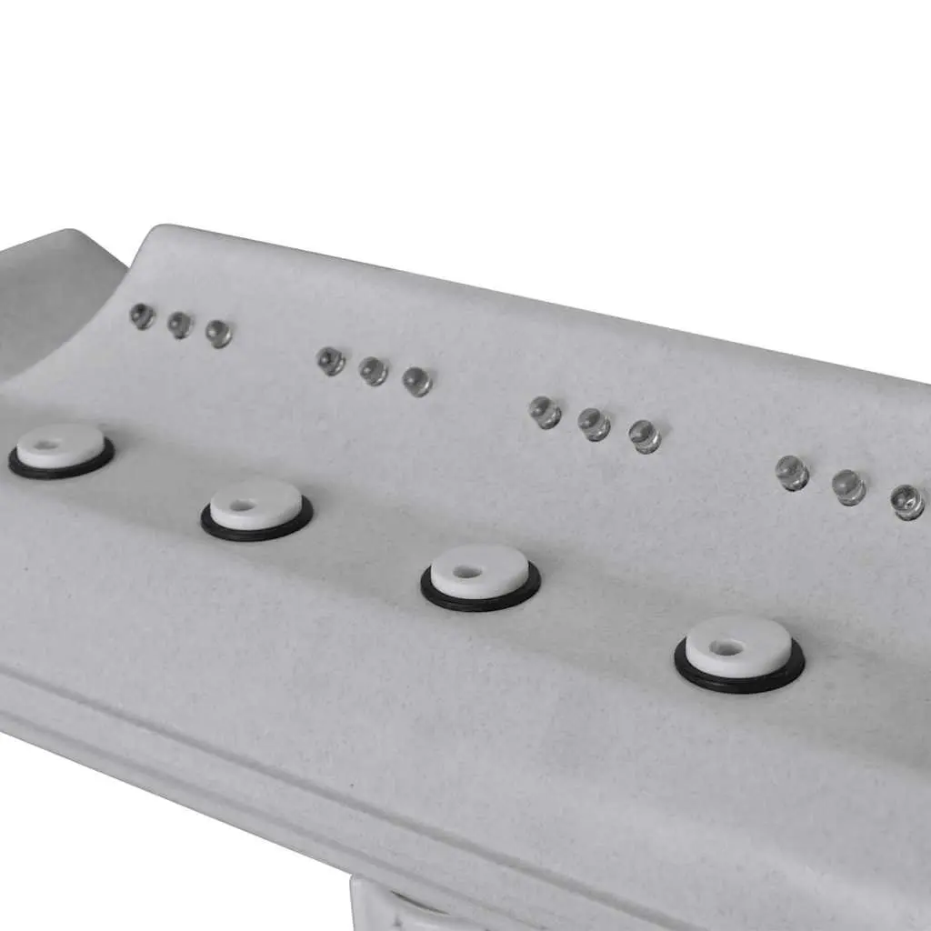 Cascade Waterfall Pool Fountain LED Lights Water Feature Swimming Pool Accessory