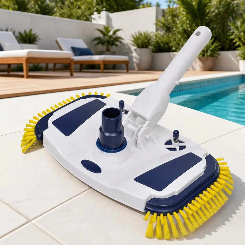 Pool Vacuum Head Cleaner Brush 32mm 38mm Connection Replacement Scrubbing