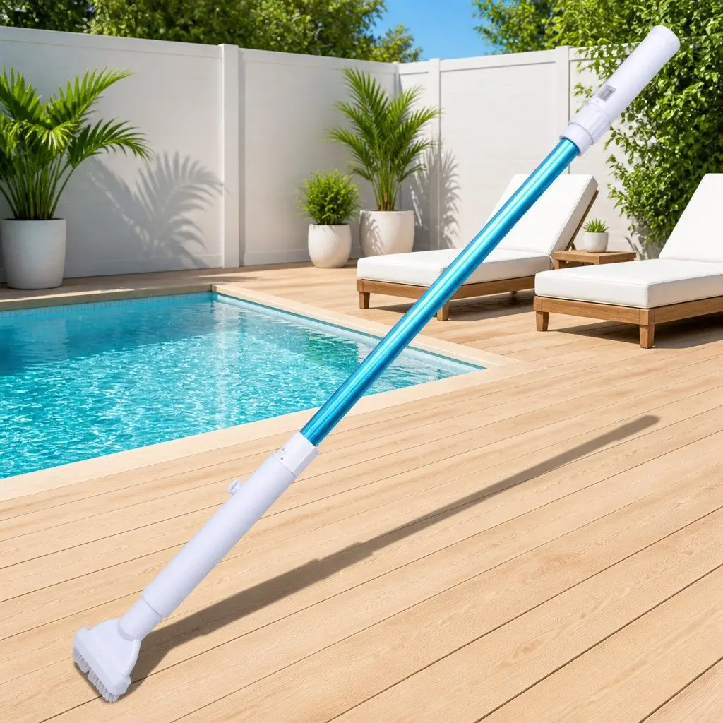 Battery Operated Pool Vacuum Cleaner with Adjustable Handle