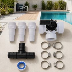 Pool Solar Heater Bypass Kit Specifications: 3-Way Valve & More