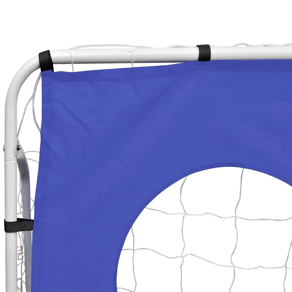 Football Goal with Aiming Wall for Outdoor Use 240 x 92 x 150 cm