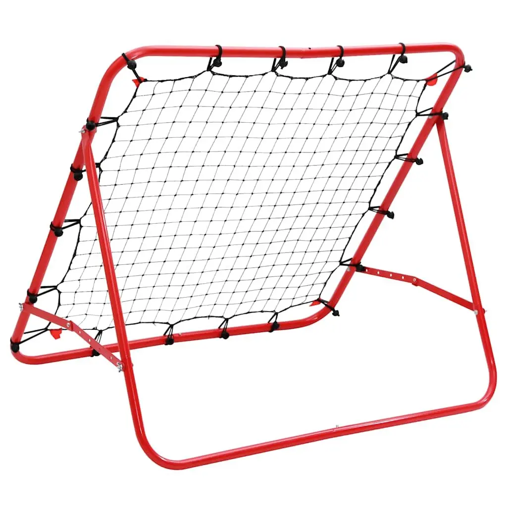 Football Kickback Rebounder Training Net Goal 100x100cm Adjustable 4 Angles