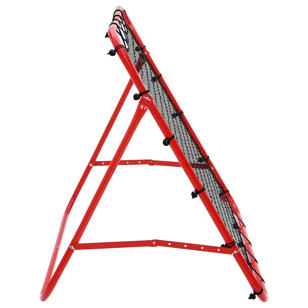 Football Kickback Rebounder Training Net Goal 100x100cm Adjustable 4 Angles