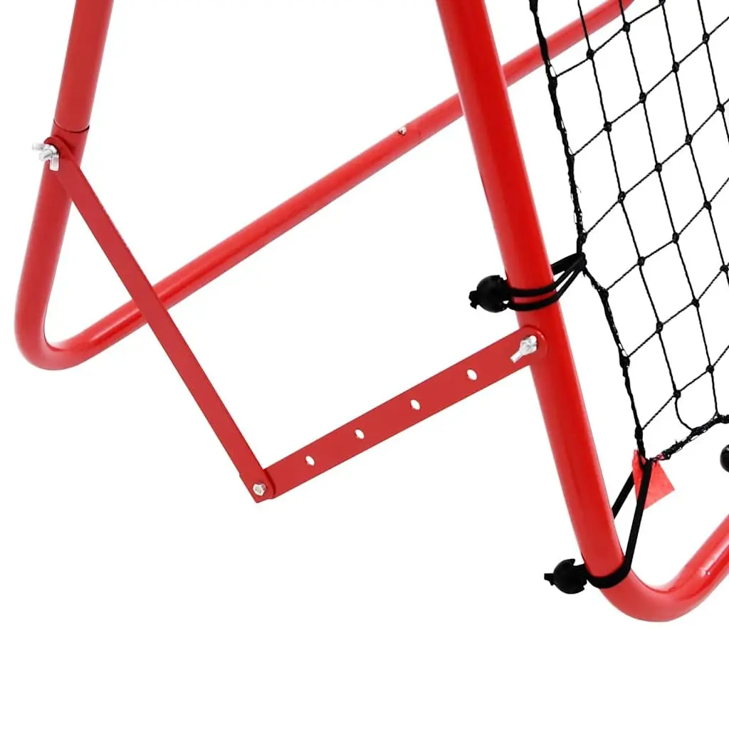 Football Kickback Rebounder Training Net Goal 100x100cm Adjustable 4 Angles
