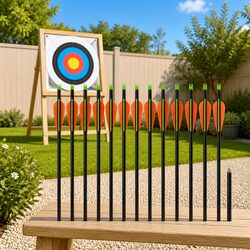 Fiberglass Arrows 30 Inch Compound Bow Archery Hunting Sports Outdoor 12 Pack