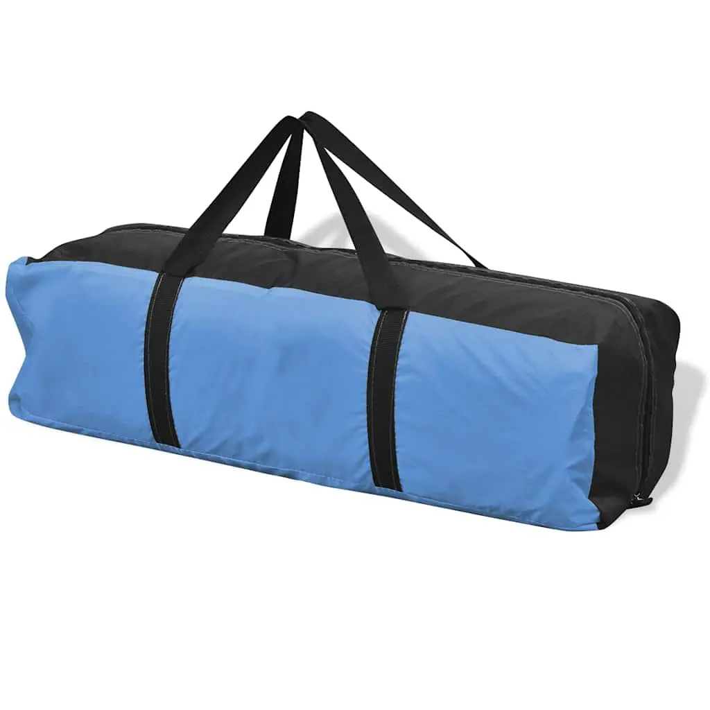 4-Person Tent Blue Tipi Style Outdoor Camping Hiking Shelter