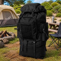 Specifications of Black Army-Style Backpack XXL 100L