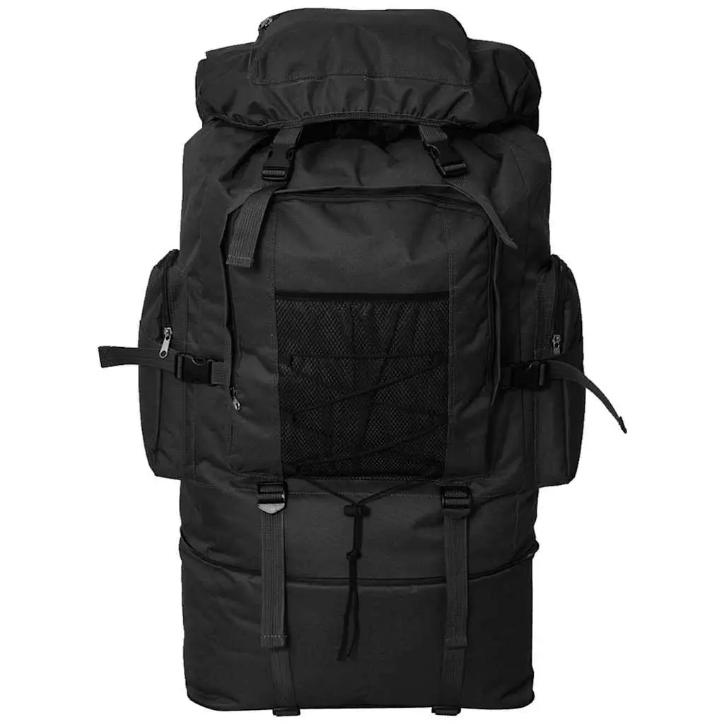 Black Army-Style Backpack XXL 100L