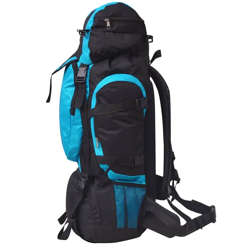 Hiking Backpack Outdoor Travel Camping 75L Blue