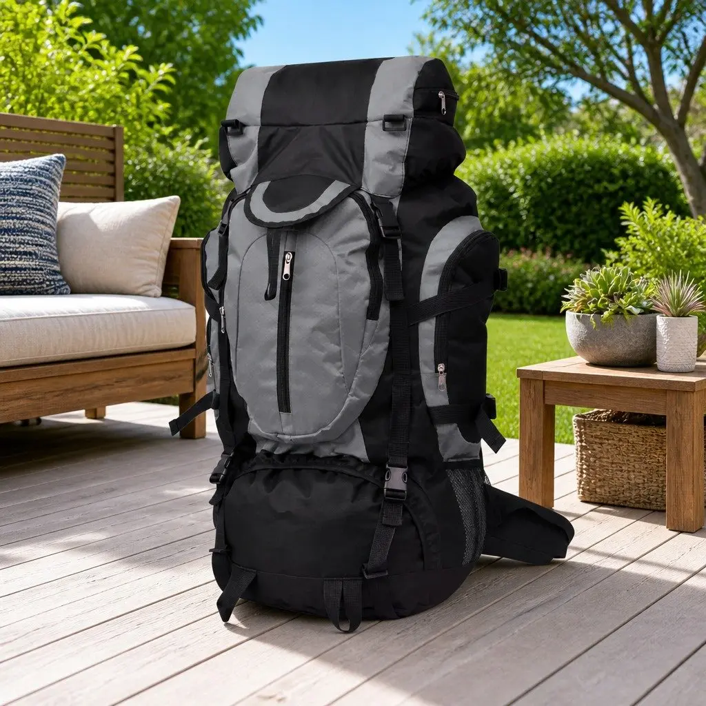 75L XXL Hiking Backpack with 600D Polyester Construction