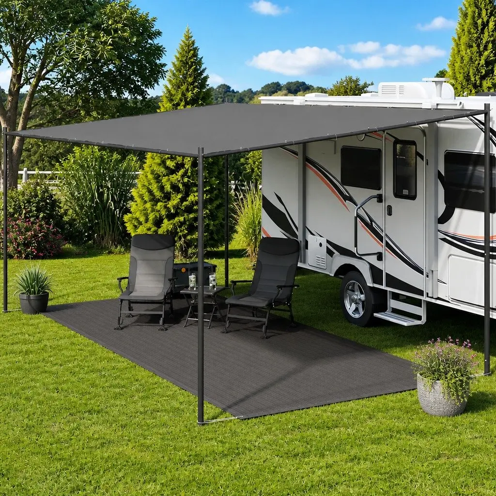Tent Carpet Outdoor Camping 300x400 cm Anthracite