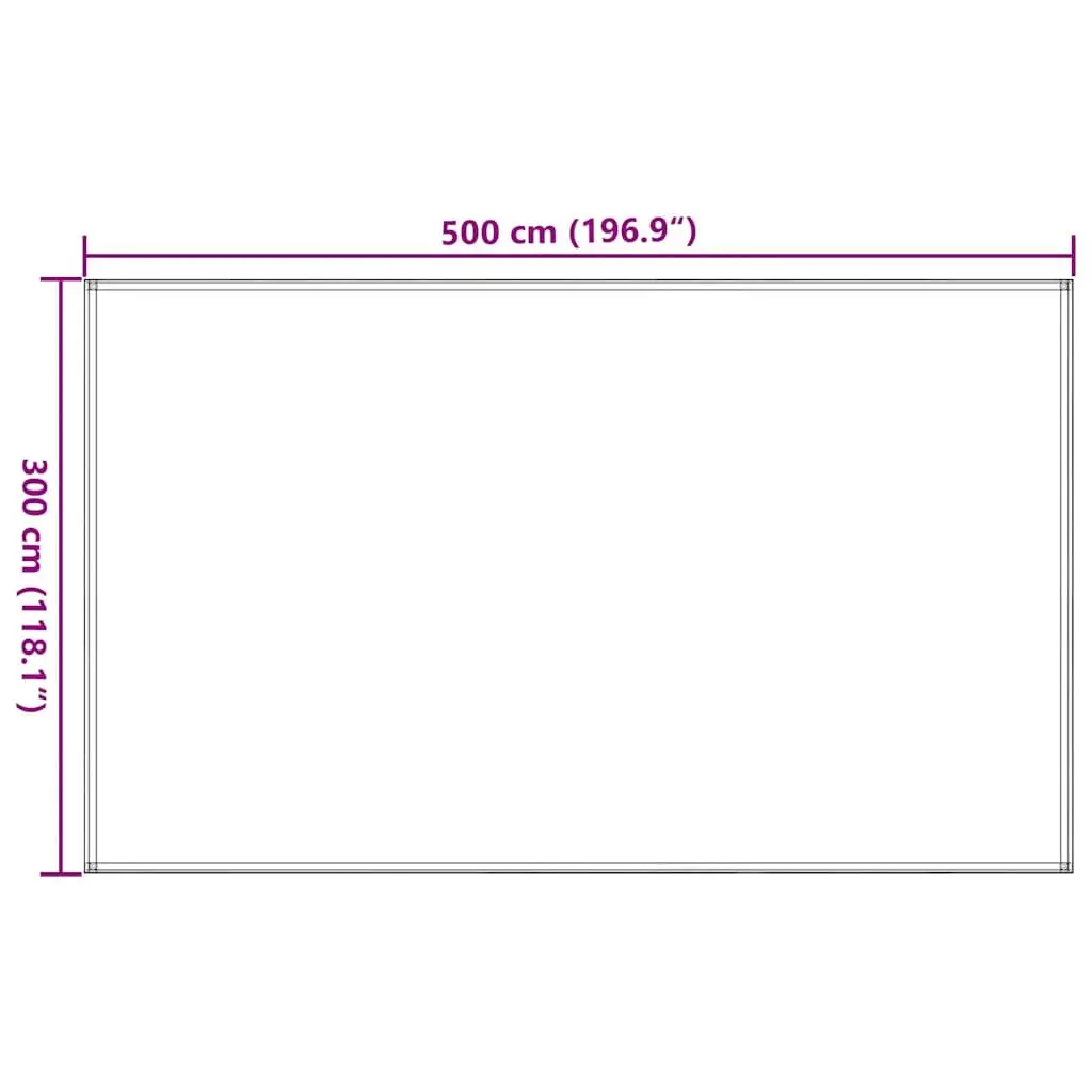 Tent Carpet Outdoor Camping 300x500cm Anthracite