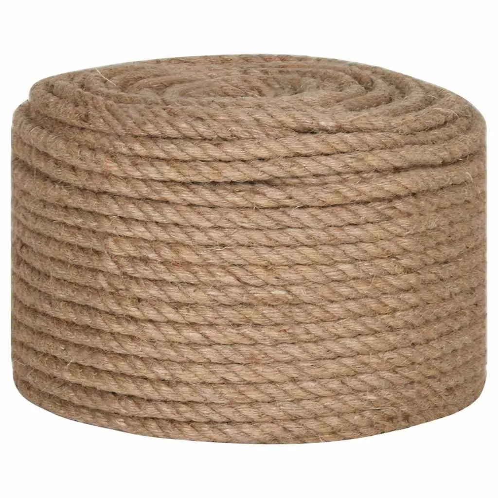 Jute Rope Garden 10mm 100m Brown Natural Biodegradable Cord