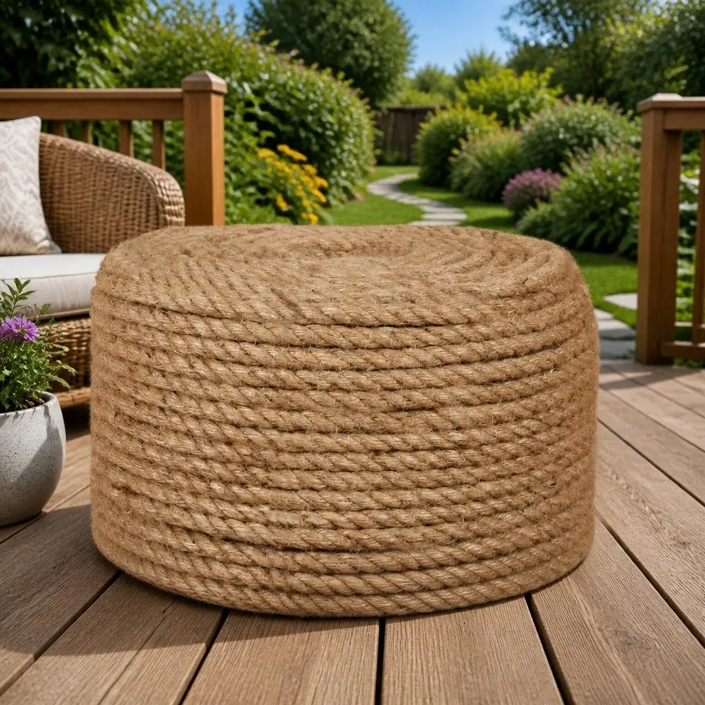 14mm Brown Jute Rope, 100m Length