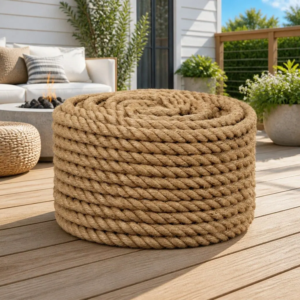 Jute Rope Garden Agriculture 20mm 50m Natural Brown