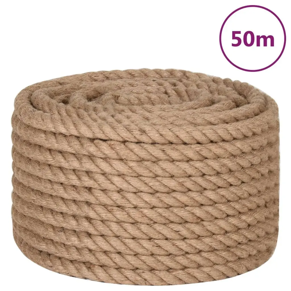 Jute Rope Garden Agriculture 20mm 50m Natural Brown