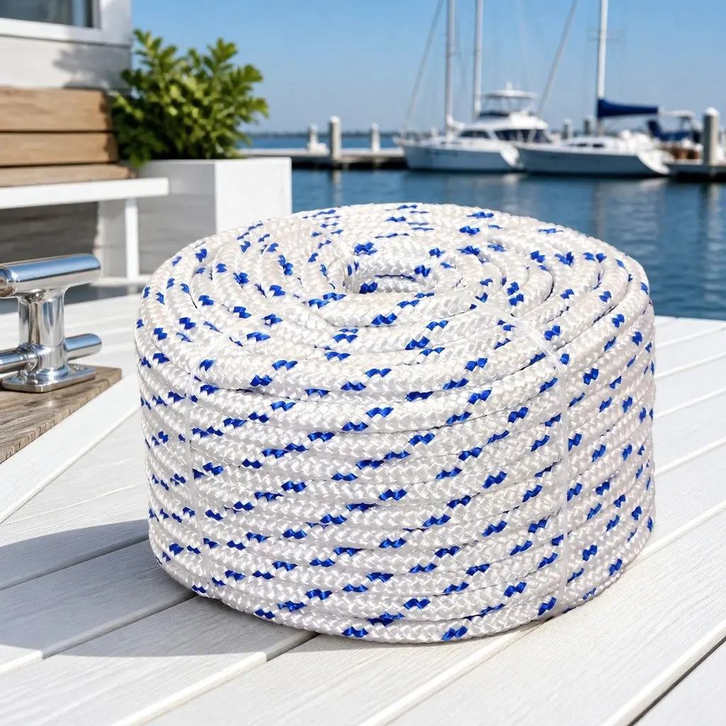 Marine Rope Polypropylene 10mm 50m for Sailing Boating Yachting Dock Line