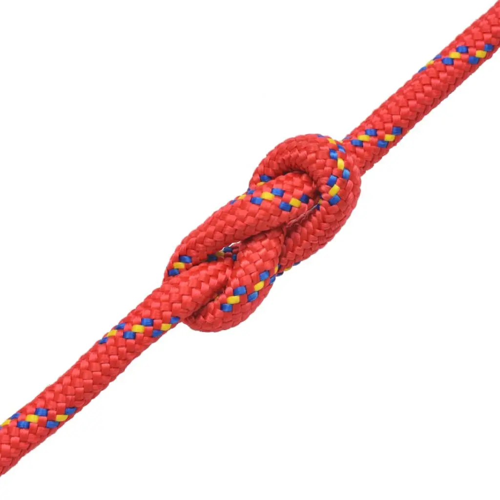 Red Polypropylene Marine Rope 12mm 50m